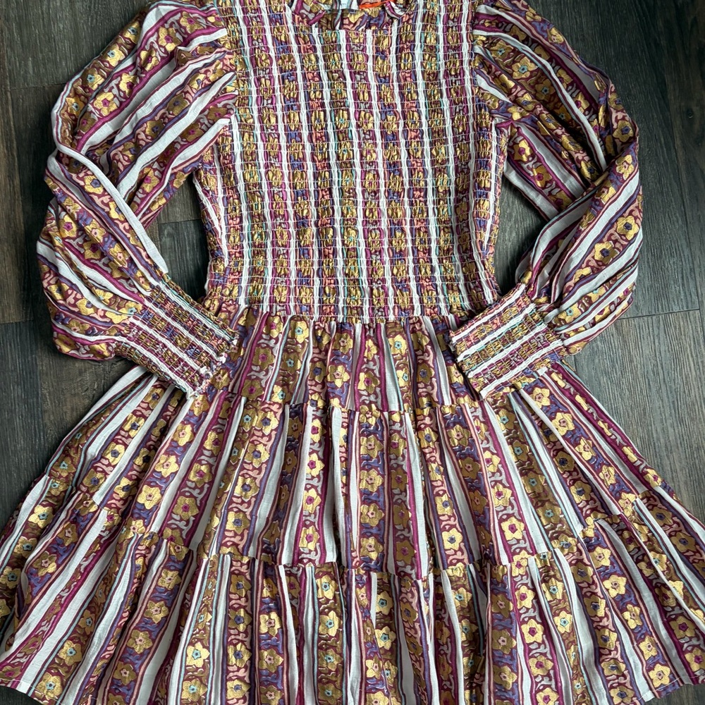 Oliphant Petal Smocked Dress - Picture 4 of 8